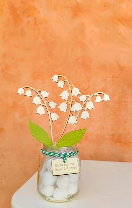 Brin de muguet en bois