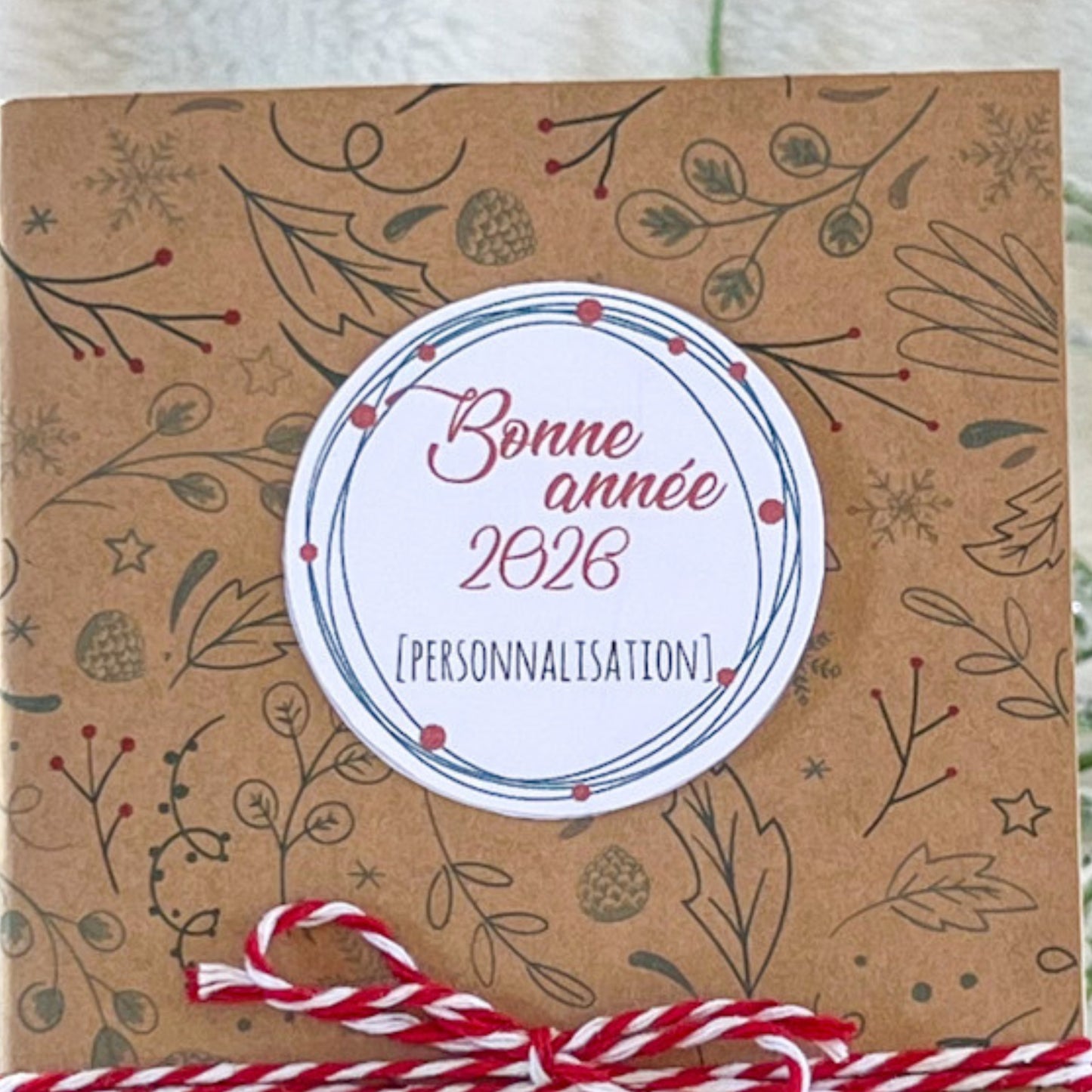 Carnet A6 “Hiver” personnalisé