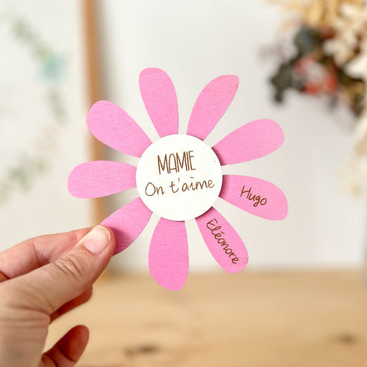 Magnet Marguerite personnalisé