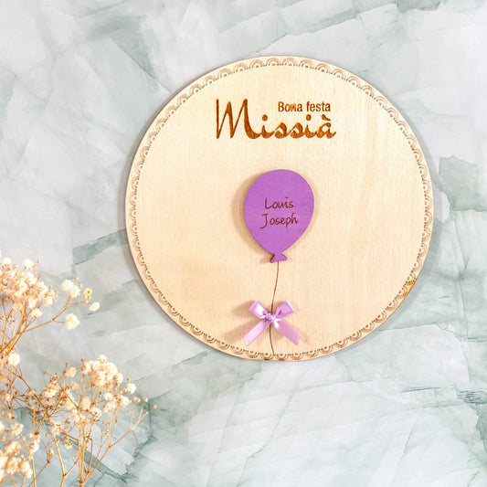 Cadre Ballons Personnalisé
