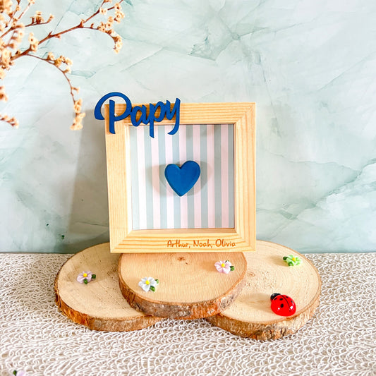 Cadre coeur personnalisé