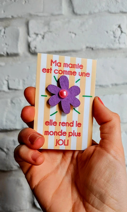 Broche pin's Fleur