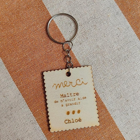 Porte clé biscuit personnalisé