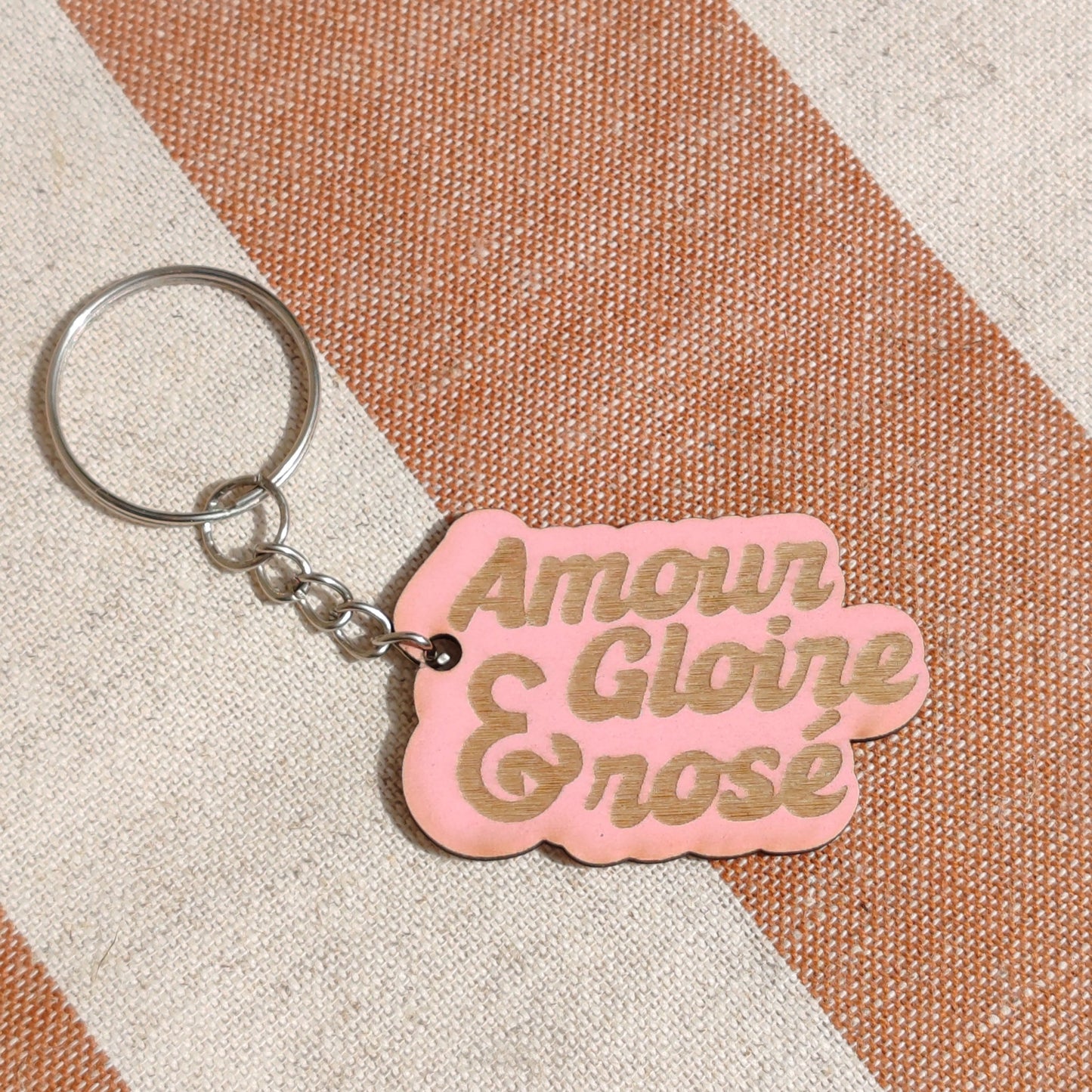 Porte clé message