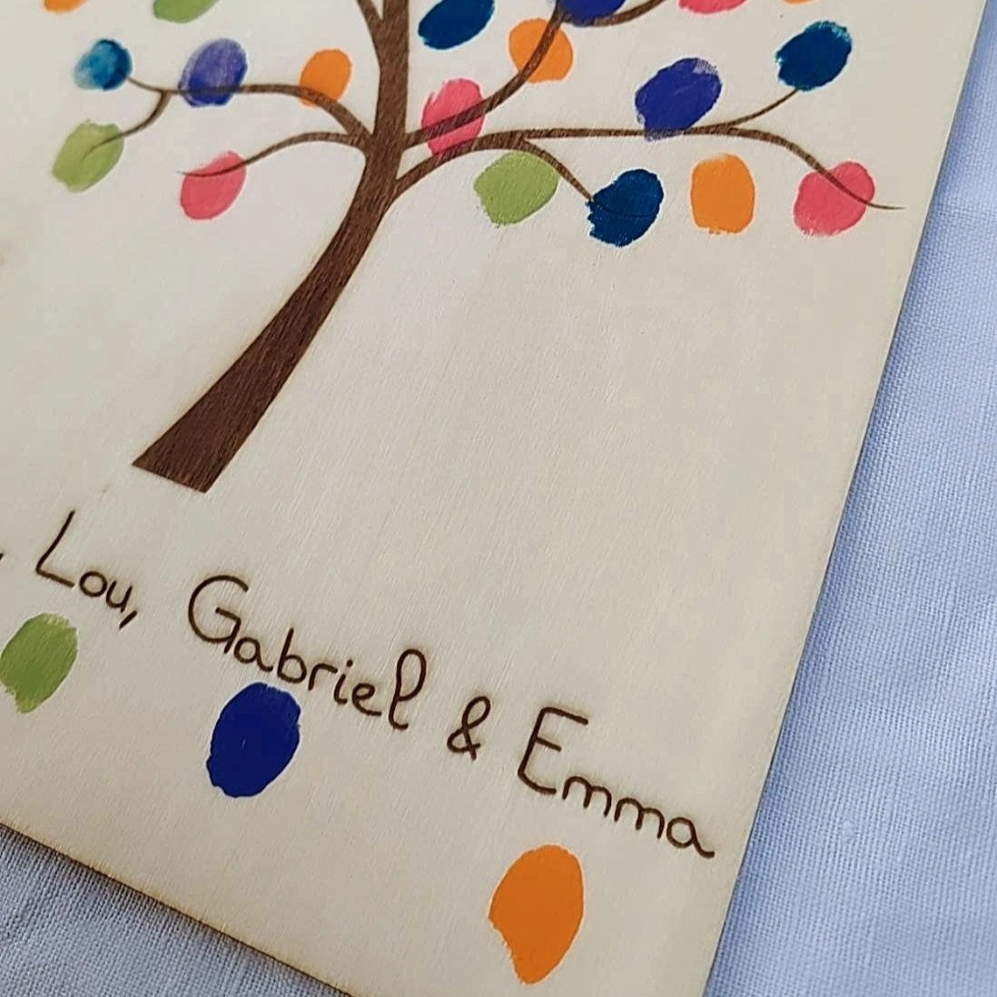 Tableau arbre à empreintes - Fête des grands-pères