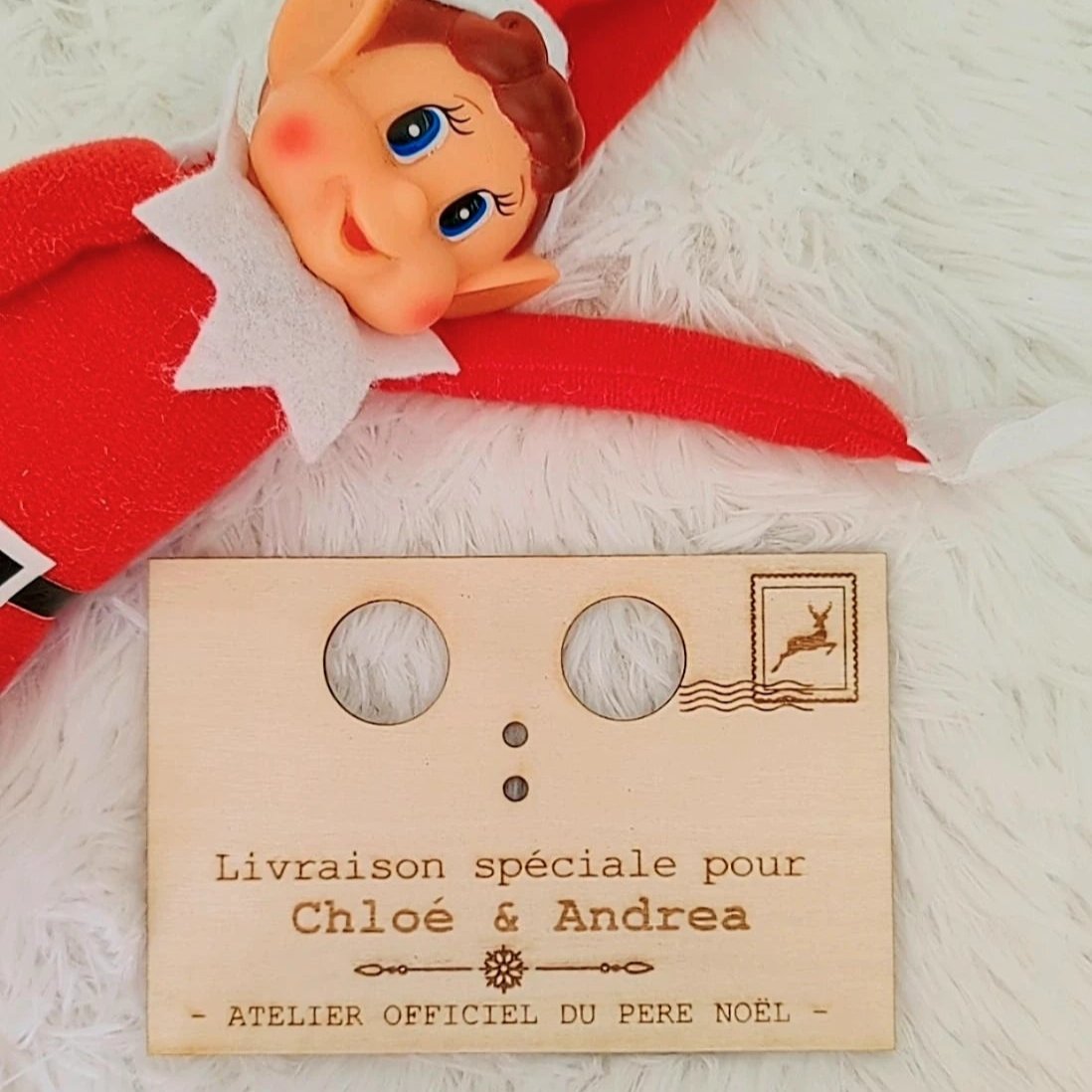 Lettre d'Arrivée et de Départ d'Elfe de Noël