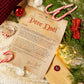 Lettre du Père Noël et graines magiques