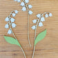 Brin de muguet en bois