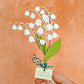 Brin de muguet en bois