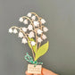 Brin de muguet en bois