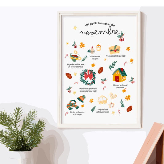 11. Affiche bonheurs de novembre