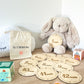 Cartes étapes bébé en bois – Ma première année
