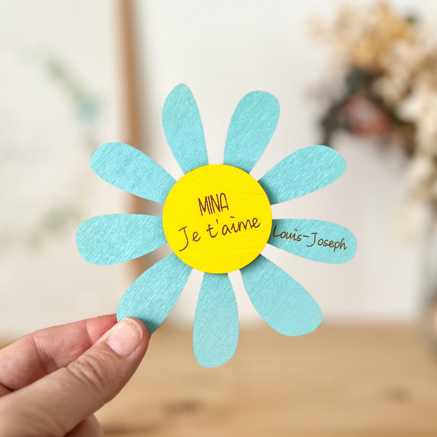 Magnet Marguerite personnalisé