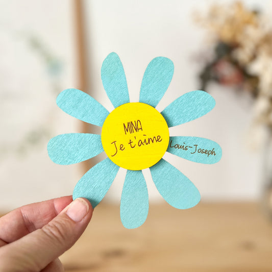 Magnet Marguerite personnalisé