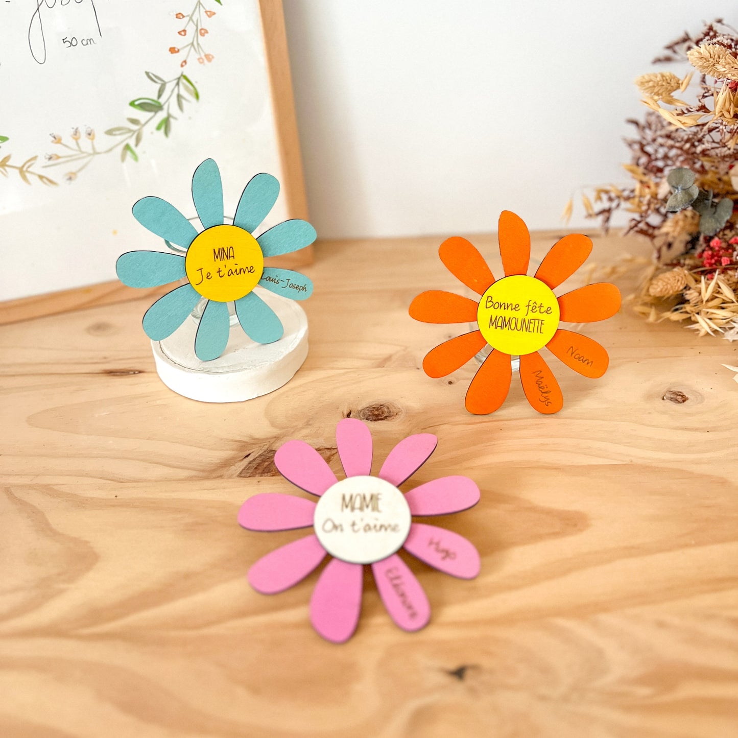 Magnet Marguerite personnalisé