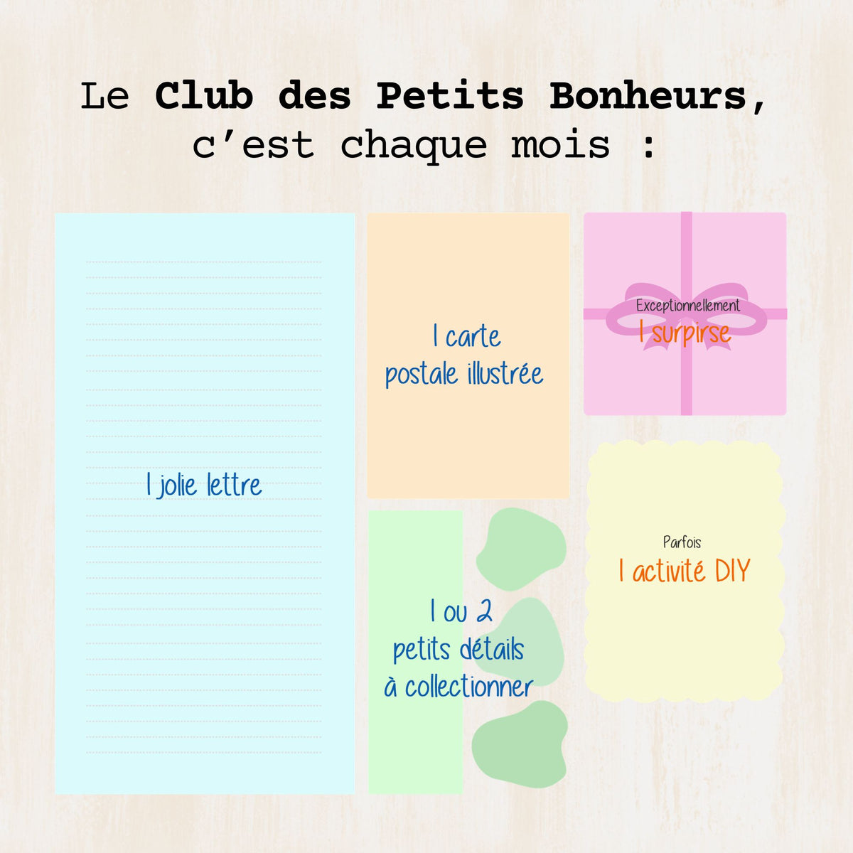 Le Club des Petits Bonheurs
