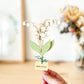 Brin de muguet en bois