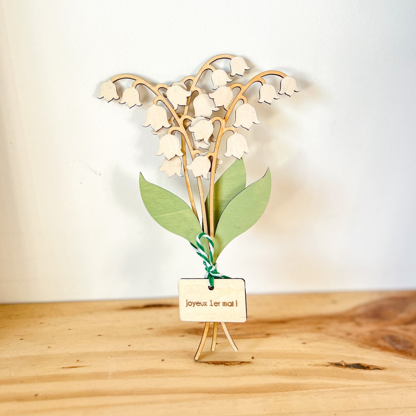 Brin de muguet en bois