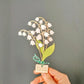 Brin de muguet en bois