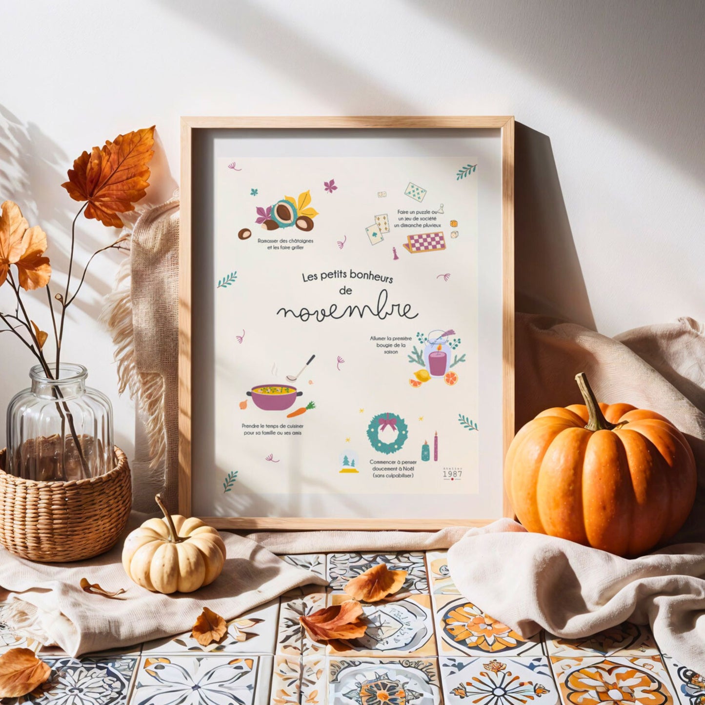 11. Affiche bonheurs de novembre 2025