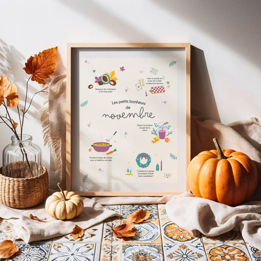 11. Affiche bonheurs de novembre 2025