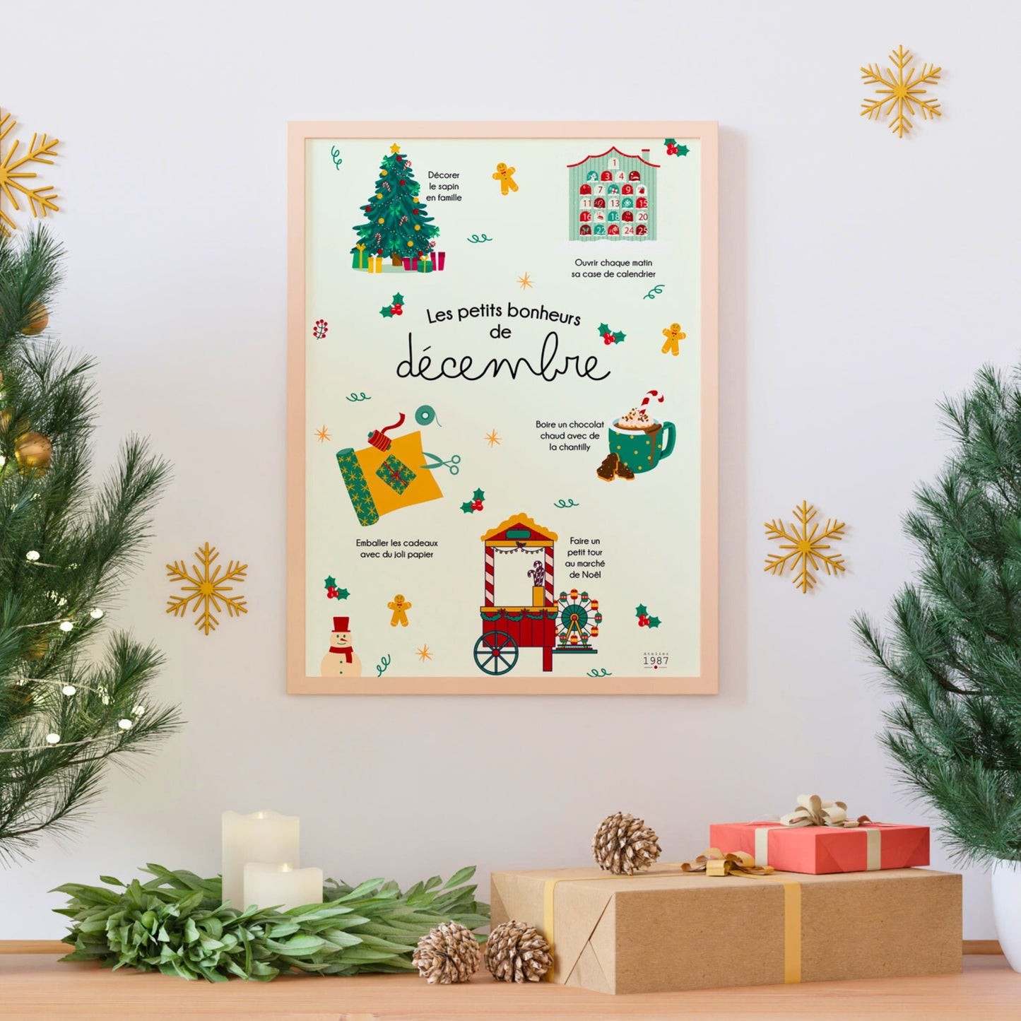12. Affiche bonheurs de décembre 2025