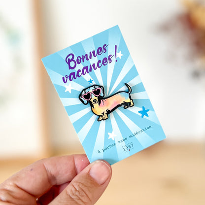 Pin’s chien teckel