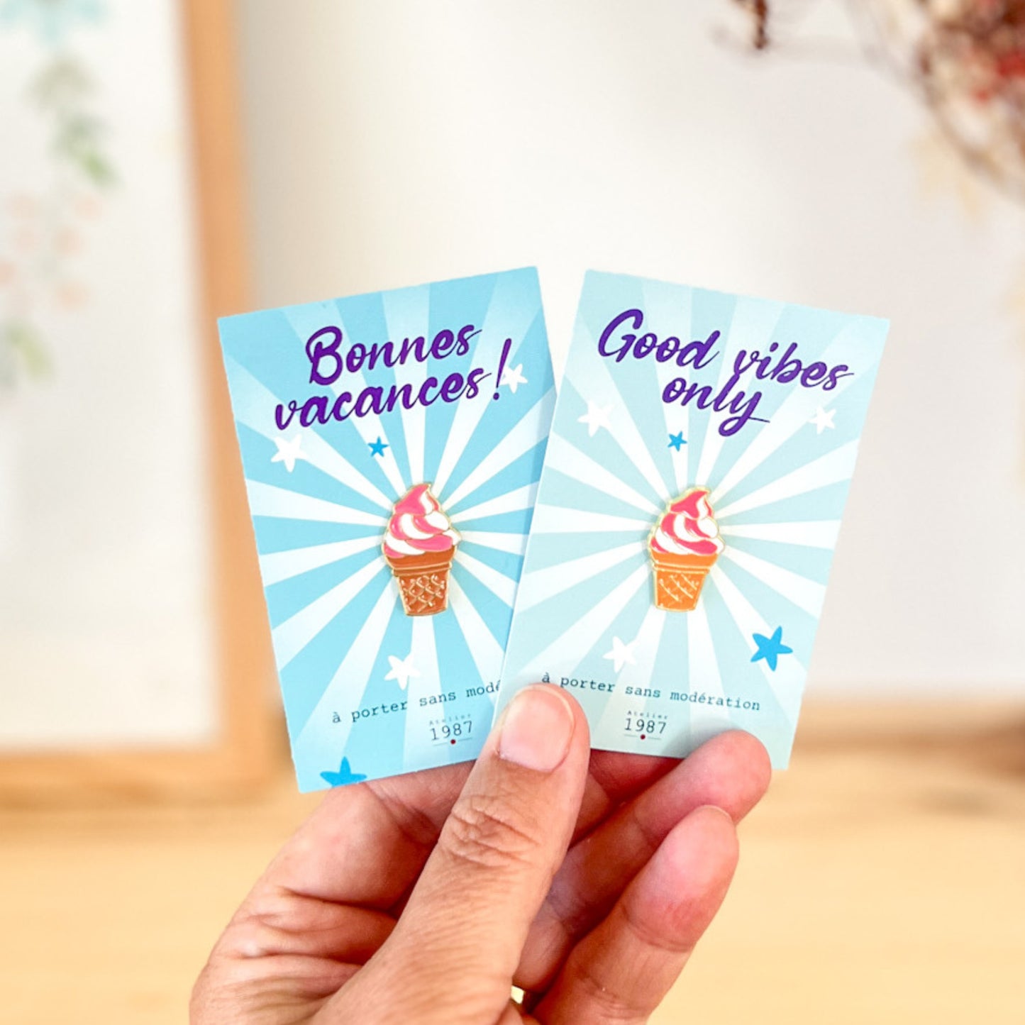 Pin’s glace à l'italienne