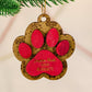 Boule de Noël 3D – Empreinte de Chat ou de Chien