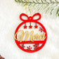 Boule de Noël “Merci” personnalisée
