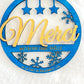 Boule de Noël “Merci” personnalisée
