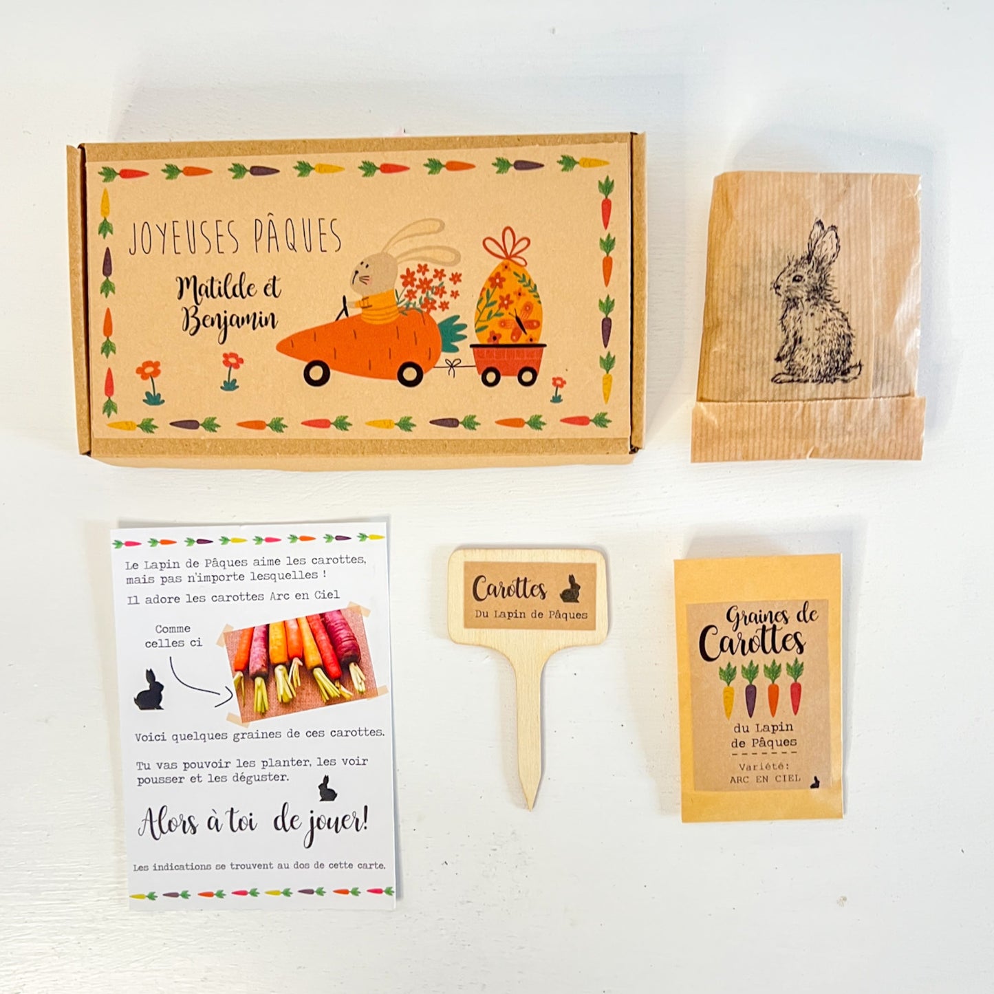 Box Carottes du Lapin de Pâques