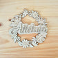Couronne en bois "Alléluia"