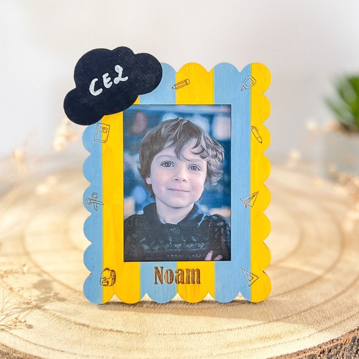 Magnet cadre photo personnalisé