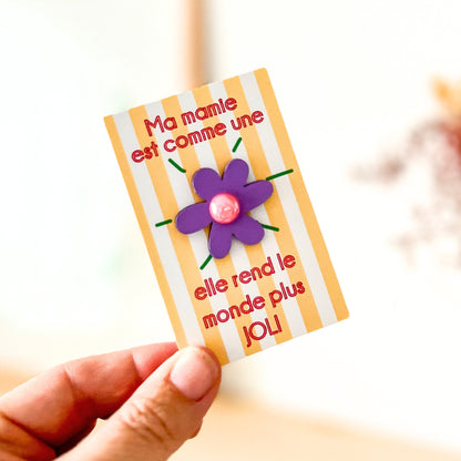Broche pin's Fleur