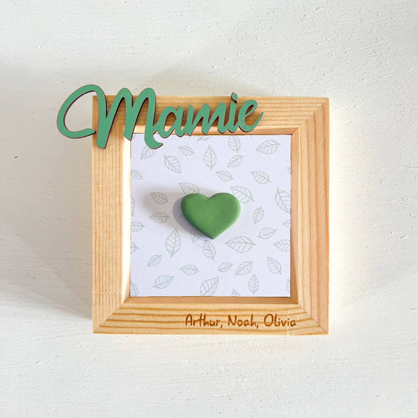 Cadre coeur personnalisé