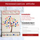Tableau arbre à empreintes - Arbre de famille personnalisé
