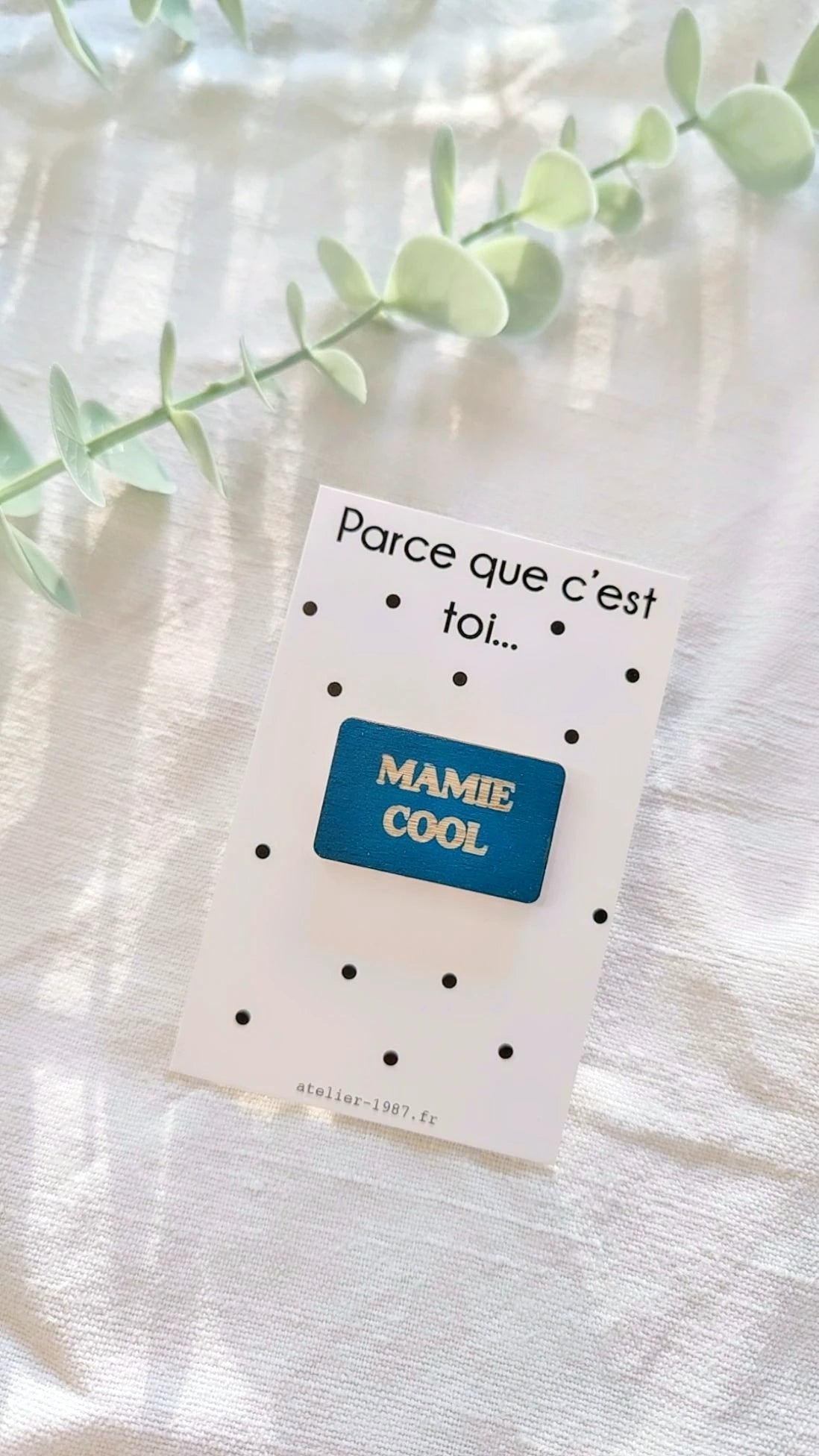 Pin's personnalisé