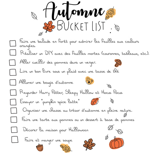 Bucket list