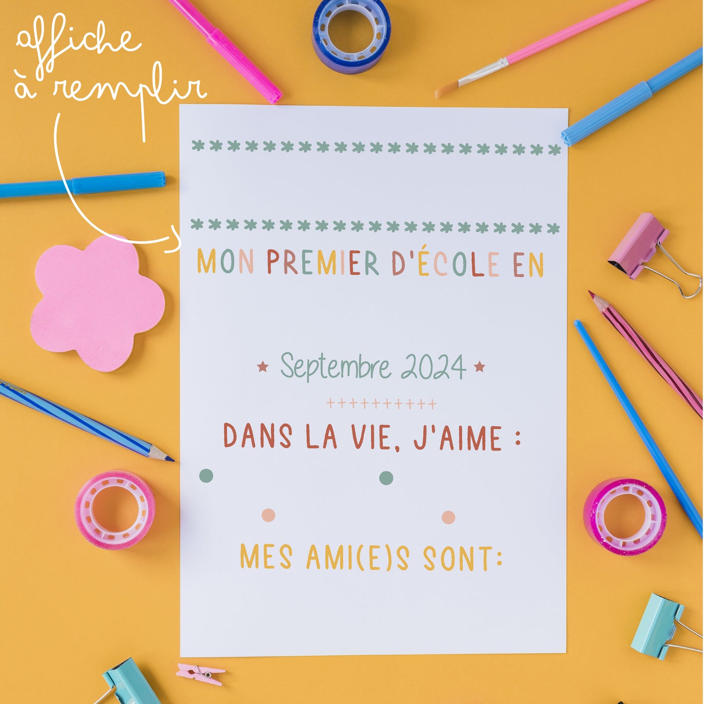 Affiche rentrée
