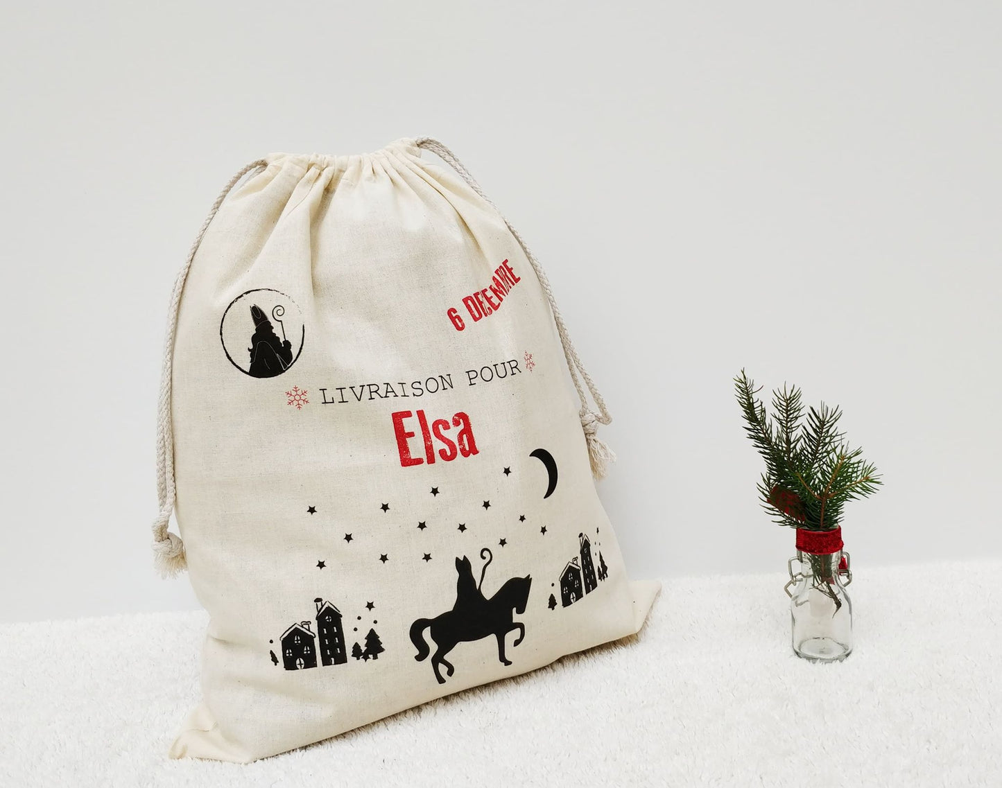 Hotte Saint Nicolas personnalisée