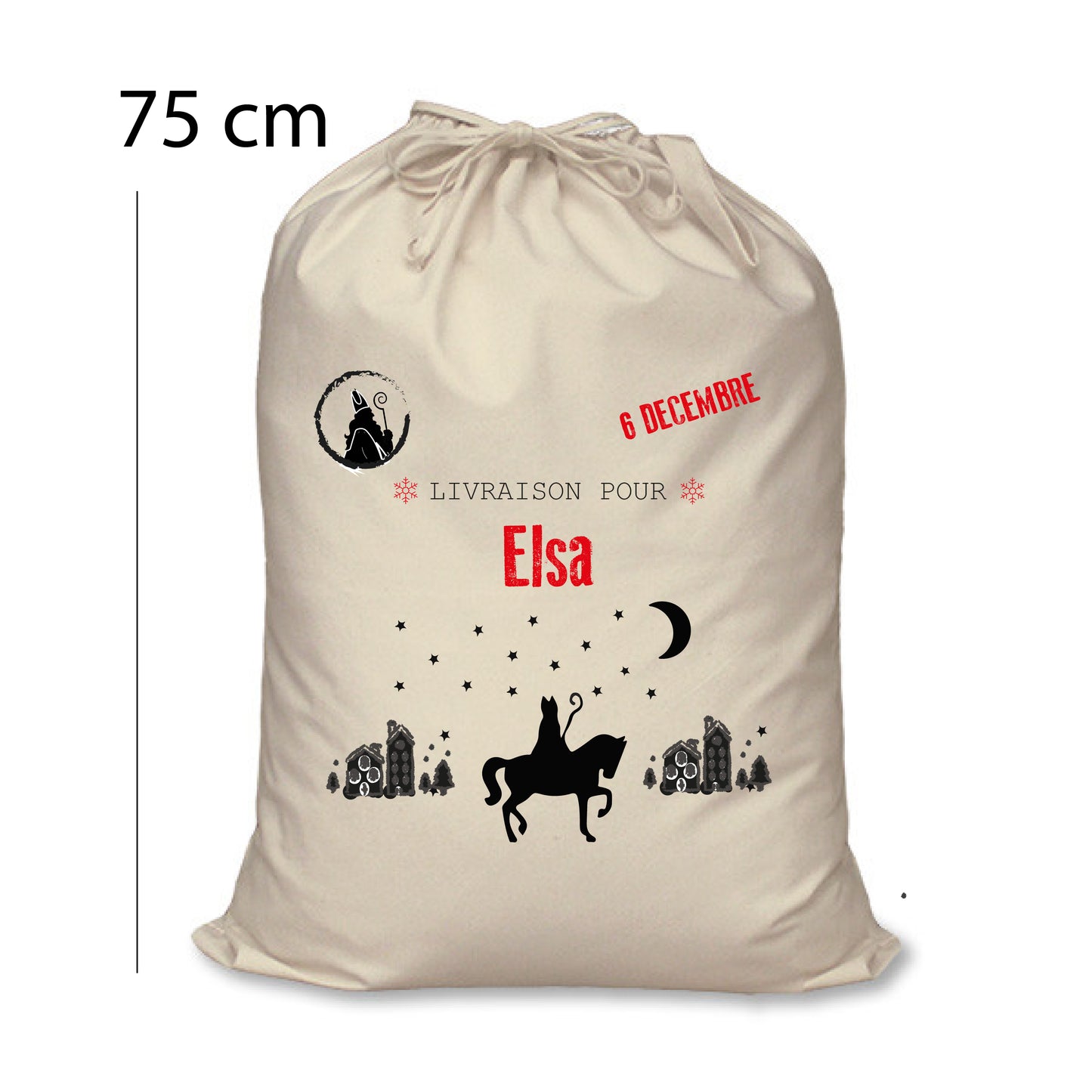 Hotte Saint Nicolas personnalisée