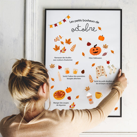 10. Affiche bonheurs d'octobre
